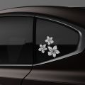 3PCS Floral Glitter Decorative Car Stickers Waterproof DlY Auto Rear Windshield Fuel Tank Cap Window Motorcycle Vinyl Decals. 