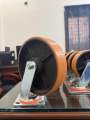Heavy waight Pu Caster 8inch 2 bracks 2 survivas set high quality with warrenty. 