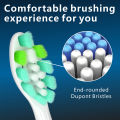 4/8pcs Replacement Toothbrush Heads Compatible with Phips Replacement Electric Brush Head 4100 6500 6100 7500 5300. 