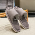 New Men'S Indoor Open Toe  Slippers high quality soft comfortable Home Shoes Indoor Anti-Skid Slippers bedroom No noise. 