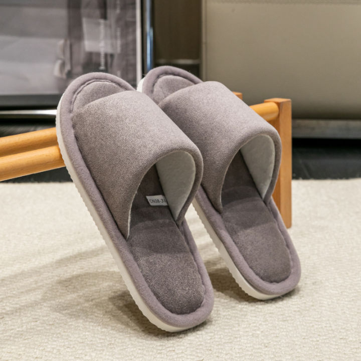 New%20Men'S%20Indoor%20Open%20Toe%20%20Slippers%20high%20quality%20soft%20comfortable%20Home%20Shoes%20Indoor%20Anti-Skid%20Slippers%20bedroom%20No%20noise%20-%20Image%204