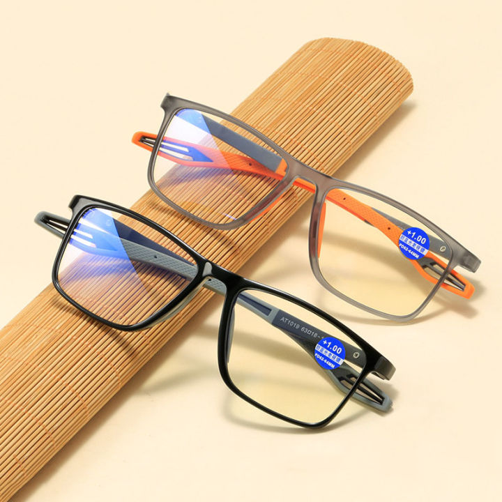 Ultralight TR90 Reading Glasses Frame for Men Women Anti Blue Light Presbyopia Sport Eyeglasses