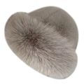 New Fluffy Fur Winter Hat Solid Color Thicken Bucket Hat Cold Windproof Berets Chrismas s.