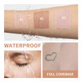Eye Concealer Corrector With Brush Moisturizing Natural Foundation Long Lasting Waterproof Cover Dark Circles Under Eye Makeup. 