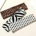 3PCS Retro-Style Animal Print & Polka Dot Women's Fashion Sports Hair Bands, Suitable for Daily Life, Street Dance & Outing Scen. 