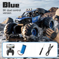 4DRC New Y10 Remote Control Car 2.4G Rc Boat Waterproof Amphibious Stunt Car 4WD All Terrain Truck Toys for Kids Birthday . 