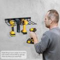 Power Tool Wall Mount Holder, Drill and Screwdriver Storage Rack, Heavy‑Duty Pegboard Wall Storage Tool Rack for Garage/Workshop. 