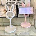 Cute Cartoon Bunny Phone Stand - Adjustable & Compatible With IPhone, Kindle, IPad, Switch, Tablet & More!. 