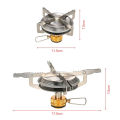 Outdoor Camping Gas Stove Ultralight Portable Stove Burner for Hiking Backpacking Picnic Cooking Stoves Furnace.