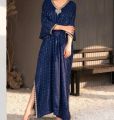 luxury Royal sequence embroidered agha jaan master kaftan in creamy skin color. 