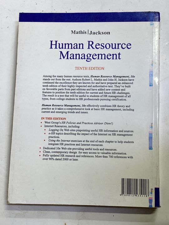 HUMAN%20RESOURCE%20MANAGEMENT%2010th%20EDITION%20BY%20ROBERTS%20L.%20MATHIS%20-%20Image%202