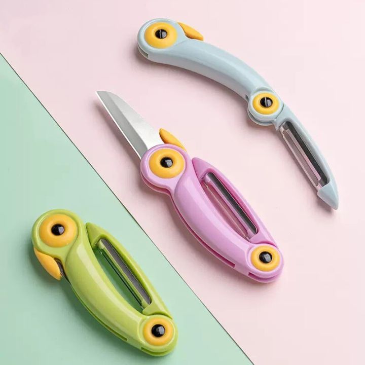 Stainless%20Steel%20Multicolor%20Cartoon%20Bird%20Folding%20Fruit%20Knife%20Household%20Portable%20Stainless%20Steel%20Peeler%20Small%20Knife%20-%20Image%202