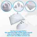 Plastic Paper Filter Oil Leakage Paper Disposable Paper Filter Spray Paint Filter Pure Filter Funnel White Thickened Filter. 