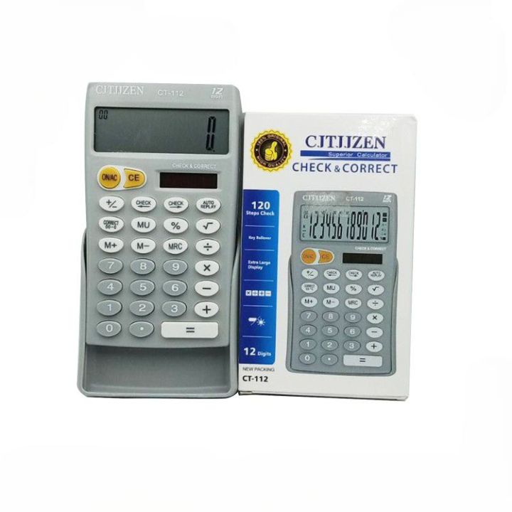 12 Digits Mini Basic Calculator With Large Display /CT-112 Calculator For School Students Or Business