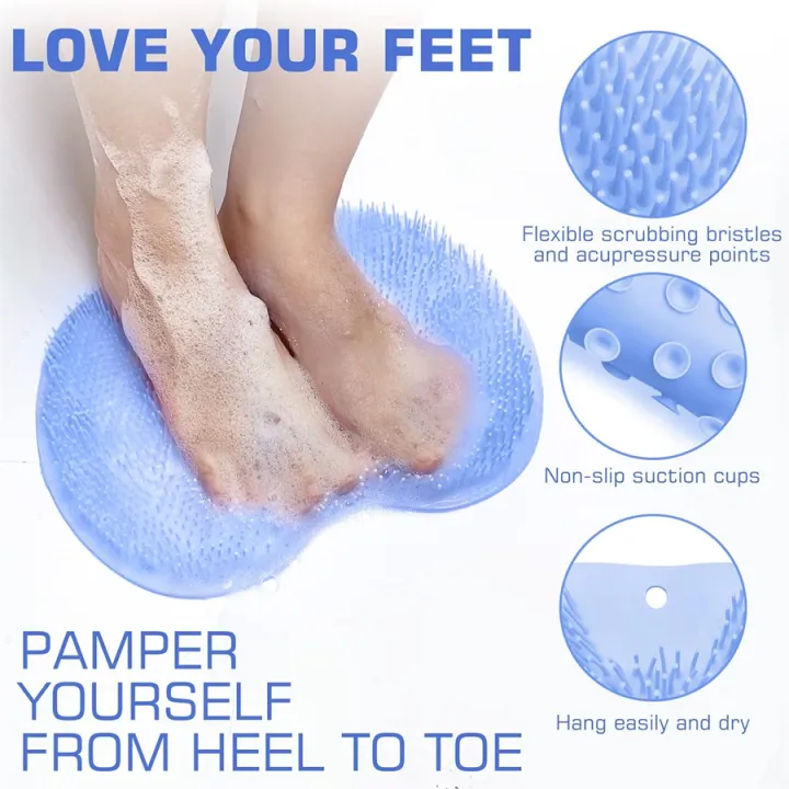 Shower%20Foot%20Scrubber%20Mat%20Back%20Washer%20Exfoliating%20Bath%20Wash%20Pad%20Wall%20Mounted%20Slip%20Suction%20Cups%20for%20Use%20in%20Cleaner%20Men%20and%20Women%20-%20Image%204