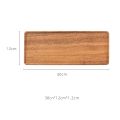 Natural Wooden Tray Rectangular Plate Fruit Snacks Food Storage  Serving Bamboo Holder  Decorate Supplies S Hotel Home. 