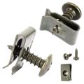 100Pcs-10Pc Mixed Car Metal Screw Tapping Fastener Clip U-Type Clip with Screw Anti-rust Protection Clip Screw Buckle Iron Sheet. 
