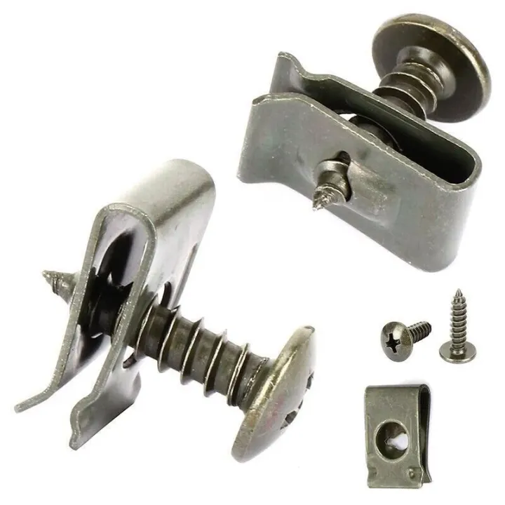 100Pcs-10Pc%20Mixed%20Car%20Metal%20Screw%20Tapping%20Fastener%20Clip%20U-Type%20Clip%20with%20Screw%20Anti-rust%20Protection%20Clip%20Screw%20Buckle%20Iron%20Sheet%20-%20Image%204