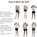 Men Compression Shirts for Men Shapewear Chest Abdomen Control Body Shaper Slimming Undershirt Workout Vest Tank Top.