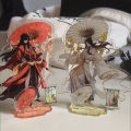 2Pcs Tian Guan Ci Fu Ring Heaven Official’s Blessing Hua Cheng Xie Lian Cosplay Stand Acrylic Figure Standing Desk Decoration. 