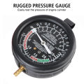 Automotive Manometer Vacuum Pressure Tester Motorcycle Car Cylinder Fuel Exhaust System Oxygen Sensor Test Gauge 4pcs Adapter. 