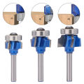 CMCP 1pc 6mm Shank Corner Round Router Bit R1 R2 R3 Trimming e Edge 4 Teeth Woodworking Milling Cutter.