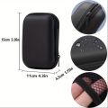 Retro Handheld Game Console Case, Protective Travel Retro Mini Game Player Carrying Box for Charging Cable, Earplugs, Batteries. 