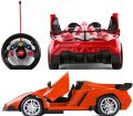Remote Control Opening & Closing Doors Famous Winner Racing RC Car Die-Cast Car Toy for Kids (Multicolor). 