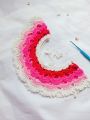 Kushikatar gola Crochet baby neck for any size made by the thread of Nine best for summer baby girls Handmade Fashionable cute Crochet Baby Neck Design dress for girls 1 peices white and Green Colour Kushikatar jamar gola crochet baby neck kushikatar gola. 