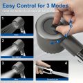 Filtered Handheld Shower Head with 3 Spray Modes, Showerhead with Stop Button, 3 Replaceable Filter Cartridges.
