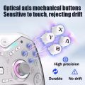 Wireless Bluetooth USB Wired Controller For  Switch Android IOS iPhone Steam PC TV Control Gamepad RGB Hall Accessories. 