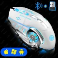 AIEACH Bluetooth Mouse Gaming Computer Rechargeable Wireless Mouse USB Mechanical E-Sports Backlight PC Gamer Mouse For Computer. 