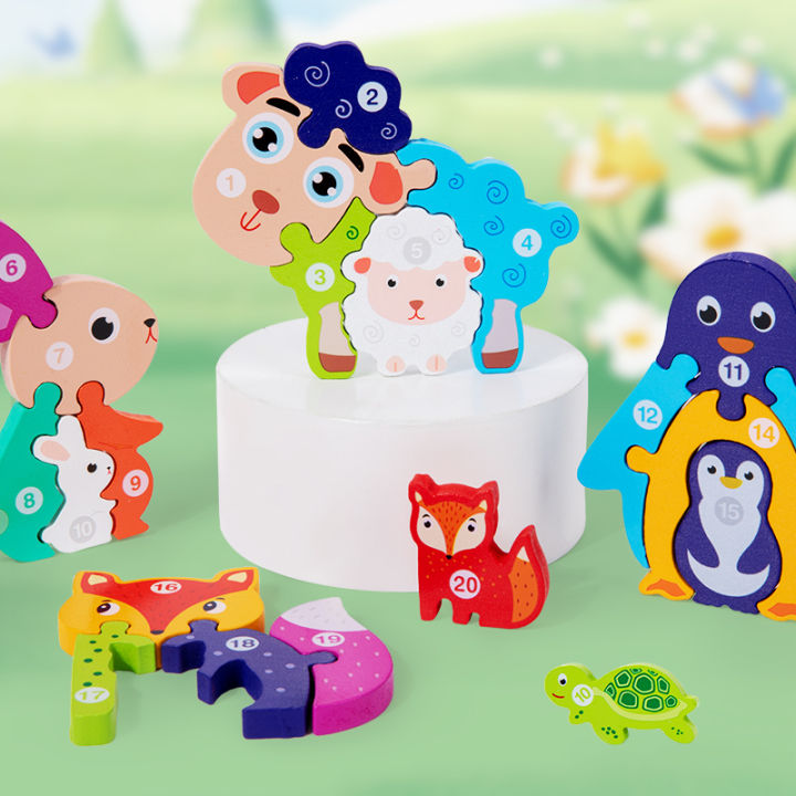 Wooden%20Animal%20Parent-Child%20Drawing%20Board%203D%20Puzzles%20Double-Sided%20Digital%20Puzzles%20Children's%20Cartoon%20Early%20Education%20Toys%20%20-%20Image%204