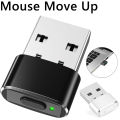 Mouse Jiggler Undetectable Automatic Mover USB Port Undetectable Automatic Shaker Keeps Computer Awake Simulate For PC Laptop. 