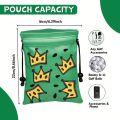 Funny Golf Valuables Pouch Golf Tee patternpu Leather Golf TeePouch with DrawstringClosure Golf Ball TeeHandbag Golf Accessories.