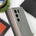 Tecno Camon 40 Pro Cover - Light Brown - Premium Textured Grip Case leather Feel Magsafe Design with camera protection. 
