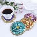 DIY Crystal Epoxy Resin Mold Mineral Edge Irregular Coaster Box Coaster Set Mirror Silicone Mold. 
