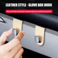 BLALION Car Passenger Glove Box Hook Double Hook Purse Bag Hanger Hidden Storage Hook Universal Large Load-Bearing Hanging Hook.