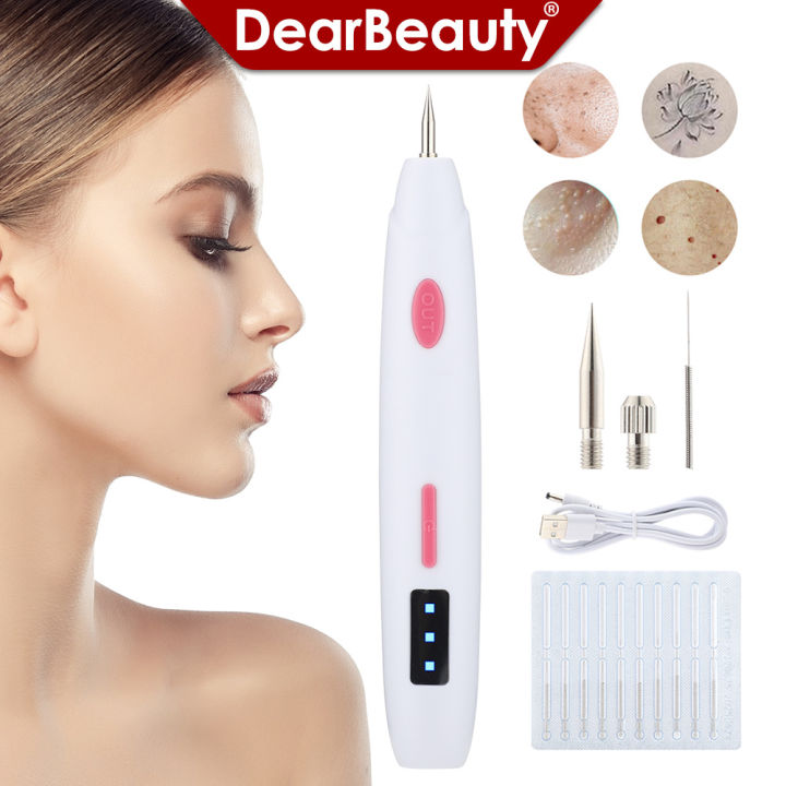 Laser Plasma Pen Black Dots Freckles Mole Wart Remover Pen Dark Spot Remover For Face Electric Pimples Tattoo Skin Tag Removal