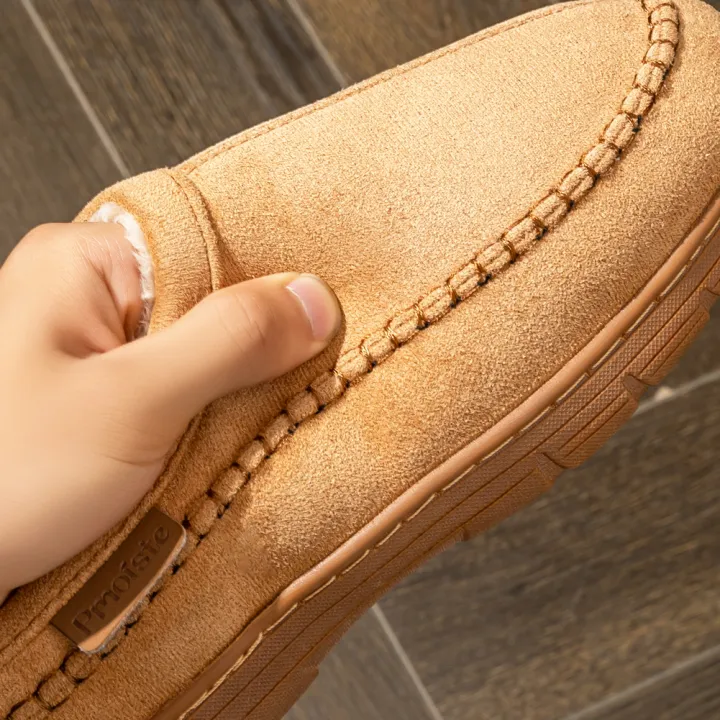 Winter%20Slippers%20for%20men%20Mark%20Line%20TPR%20Sole%20Faux%20Suede%20Warm%20Non%20Slip%20Soft%20Memory%20Foam%20Cushion%20Living%20Room%20Shoes%20-%20Image%204