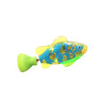 Interactive Robot Fish Toys for Cat/Dog, Activated Swimming in Water with LED Light, Swimming Bath Plastic Fish Toy Gift. 