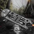 16 In 1 Portable Stainless Steel Screwdriver Wrench Ruler Multi-function MTB Mountain Cycling Spanner Bicycle Repair Tool Set. 