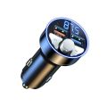 Car Bluetooth Transmitter 5.4A Dual USB Fast Charging Car Charger MP3 Player Hands-Free Call Voice Navigation FM Radio Adapter. 