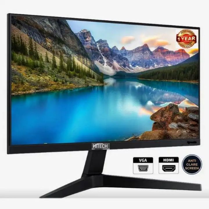 Hitech 22" Led Monitor With VGA & HDMI Supported