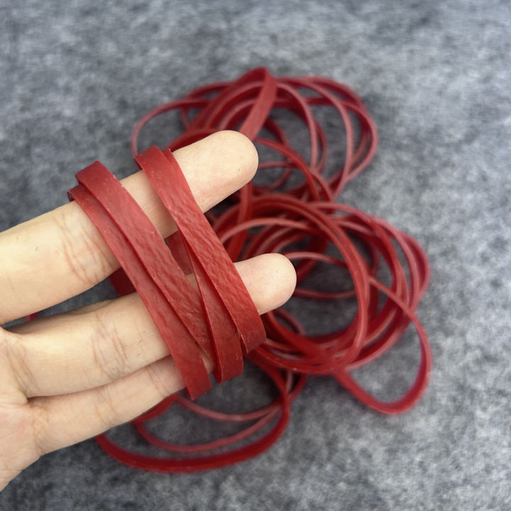 100pcs%20Red%20Color%20Elastic%20Rubber%20Bands%20Home%20Office%20School%20Stationery%20Supplies%20Packaging%20Tie%20Stretchable%20Sturdy%20Elastics%20Bands%20-%20Image%206