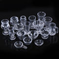 17Pcs/Set Mini Transparent Kitchenware Toy Drink Cups Dish Plate Tableware Miniatures DIY Pretend Play. 