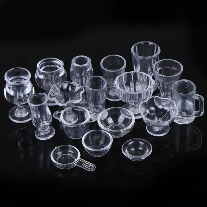 17Pcs/Set%20Mini%20Transparent%20Kitchenware%20Toy%20Drink%20Cups%20Dish%20Plate%20Tableware%20Miniatures%20DIY%20Pretend%20Play%20-%20Image%202
