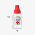 4pcs Mini Sauce Bottle Refillable Ketchup Honey Salad Containers Bottles Portable Sauce Jars Lunch Box Dressing Dispensers Box. 