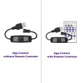 5V RGBIC WS2812B USB LED Controller 12V 24V DC Bluetooth 28 Keys Controler Music for SK6812 WS2811 WS2812 LED Pixel Light Strip. 