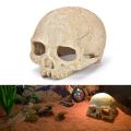 Fish Tank Aquarium Skull Decoration Breeding House Simulation Resin Cranium Statue Spider Scorpion Lizard Shelter Home Ornament. 
